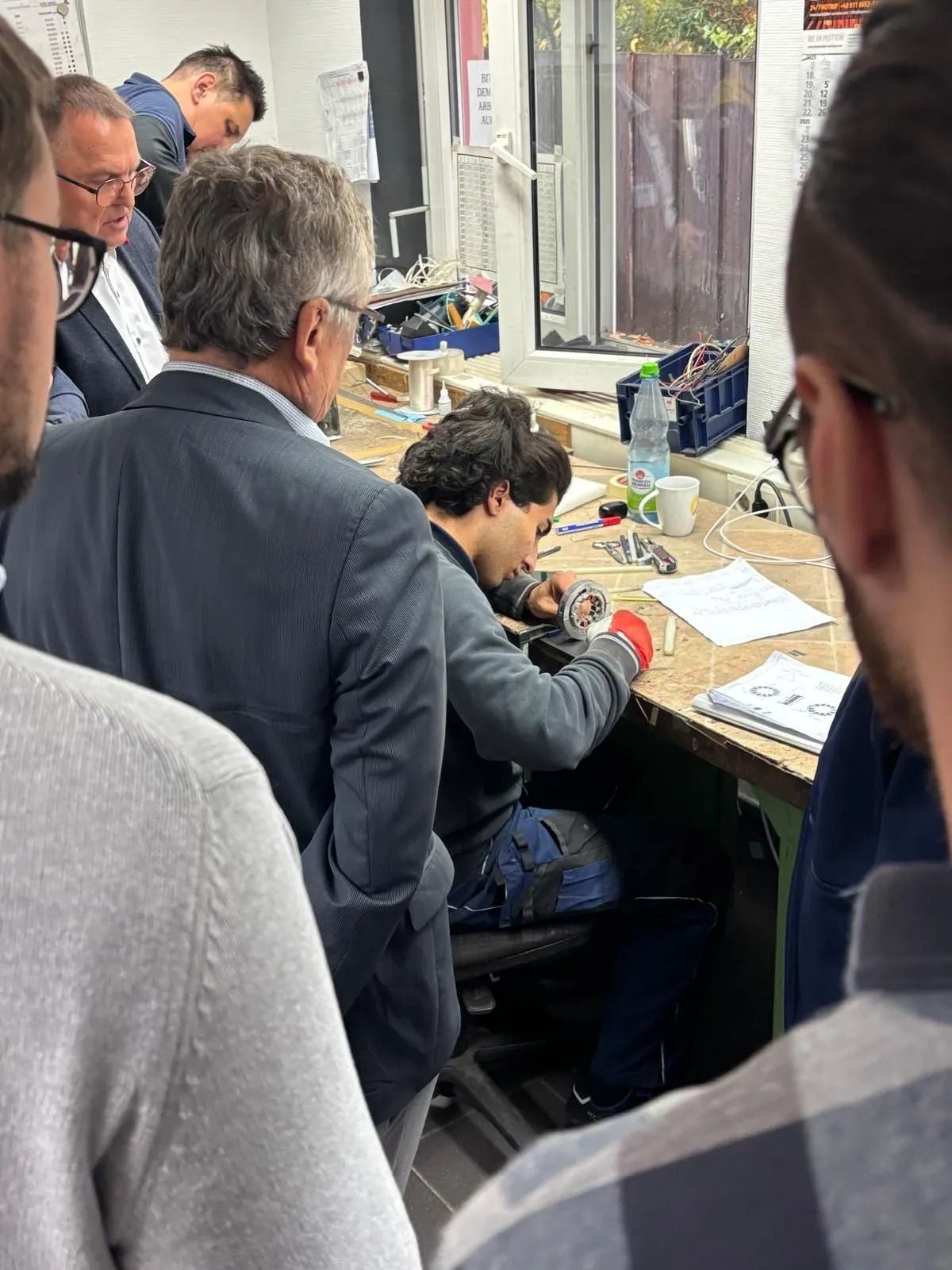 Besuch eines Forschungskonsortiums bei Mayer Elektromotoren
