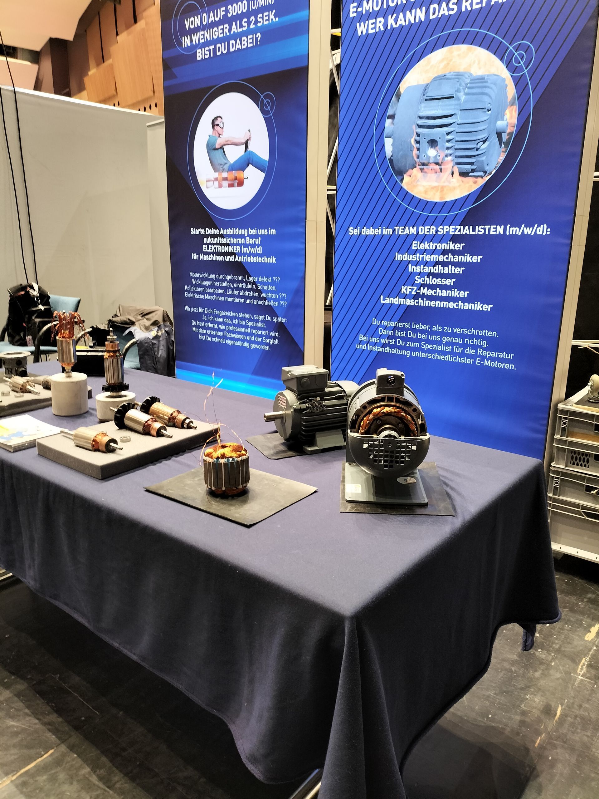 Messestand Mayer Elektromotoren