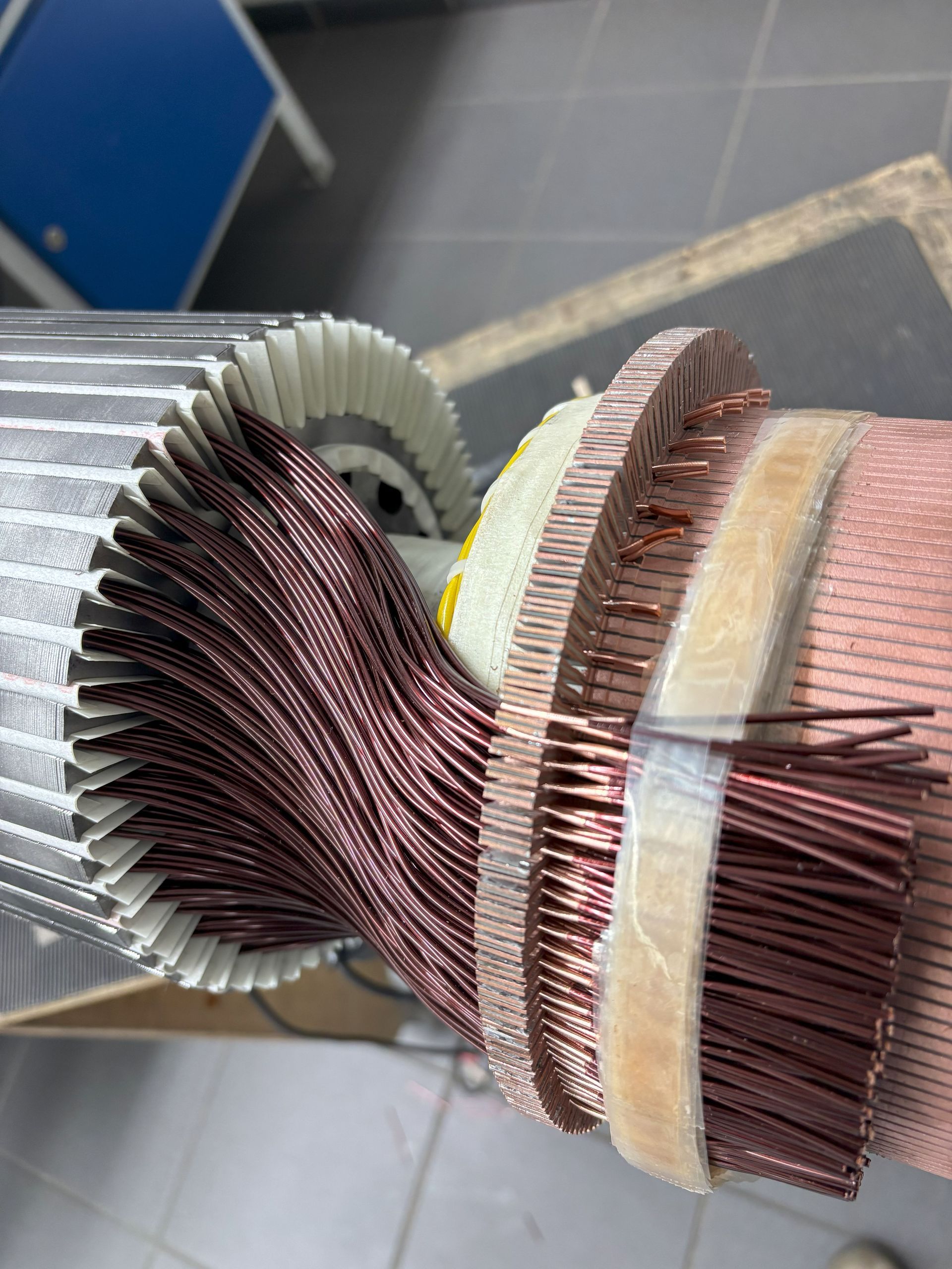 Wicklung eines Ankers/Rotors
