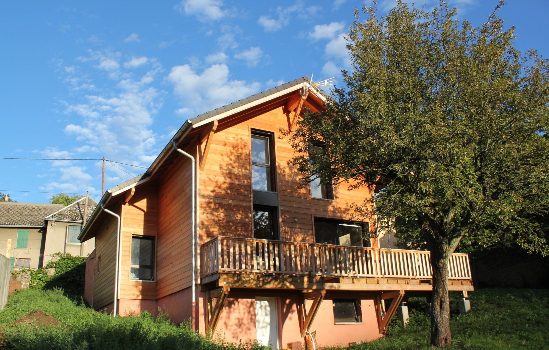 Maison vue de l'extérieur