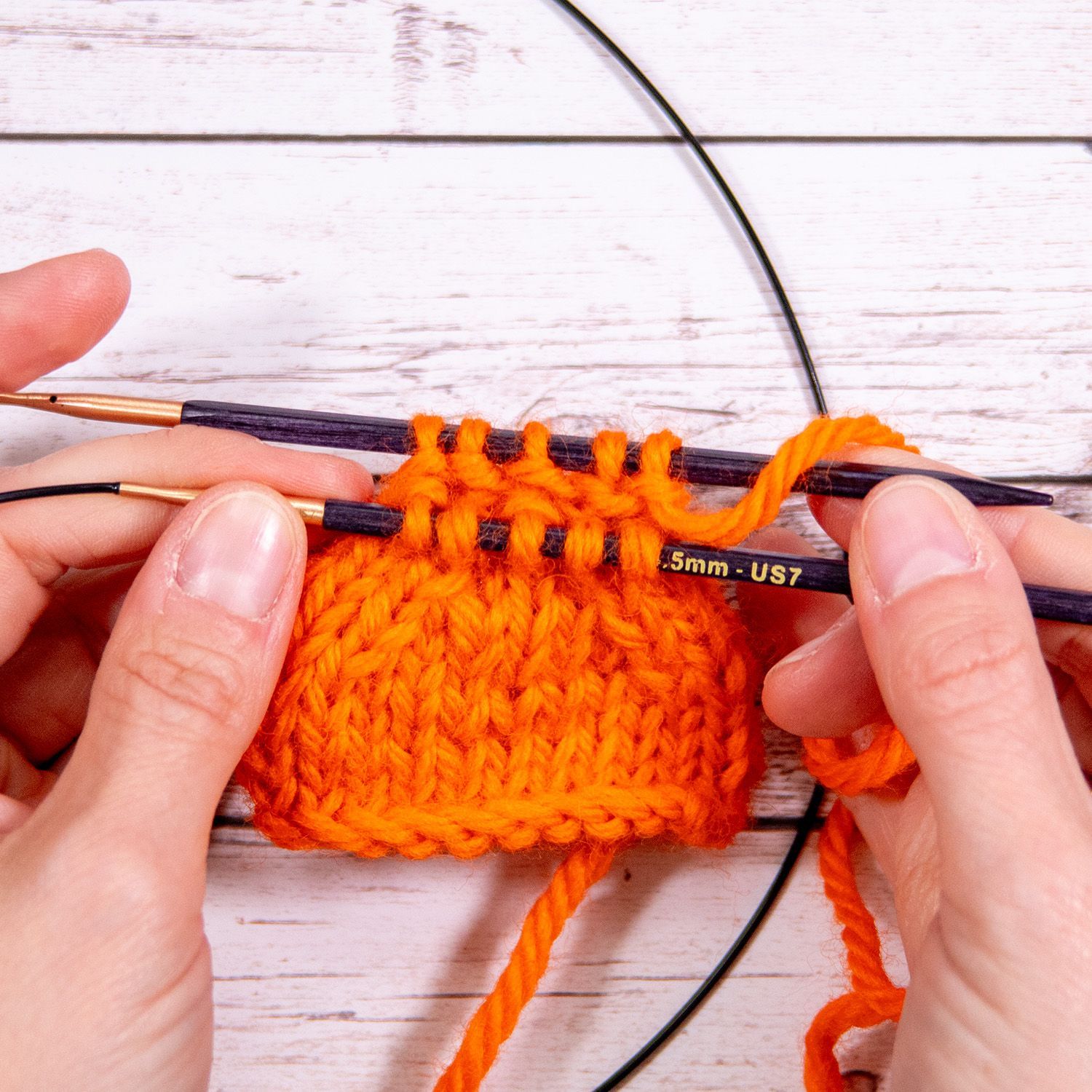 Maschenstich - Kitchener Stitch online Tutorial Bild 1