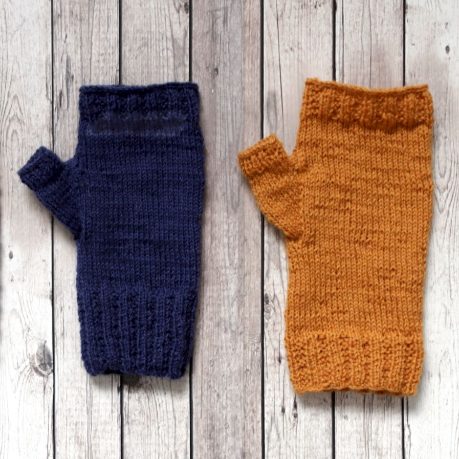 Mittens mit schlichtem Bündchenmuster - Traumbild