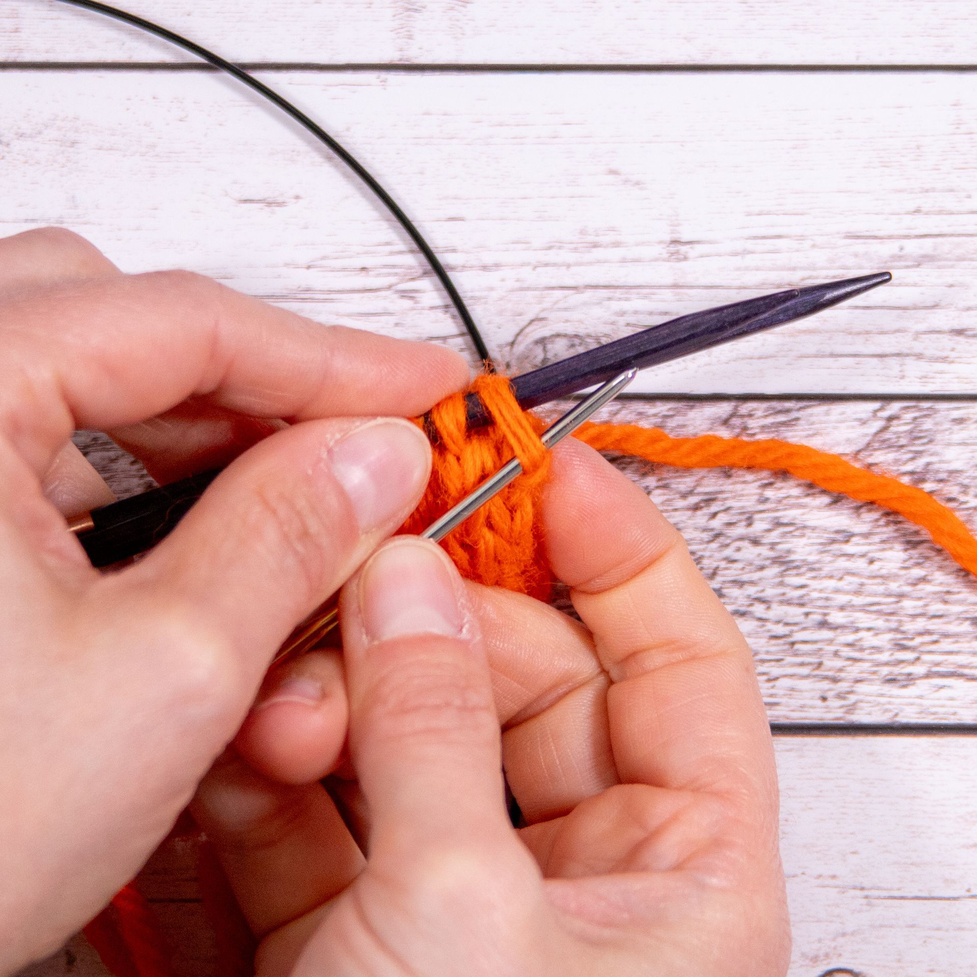 Maschenstich - Kitchener Stitch online Tutorial Bild 4