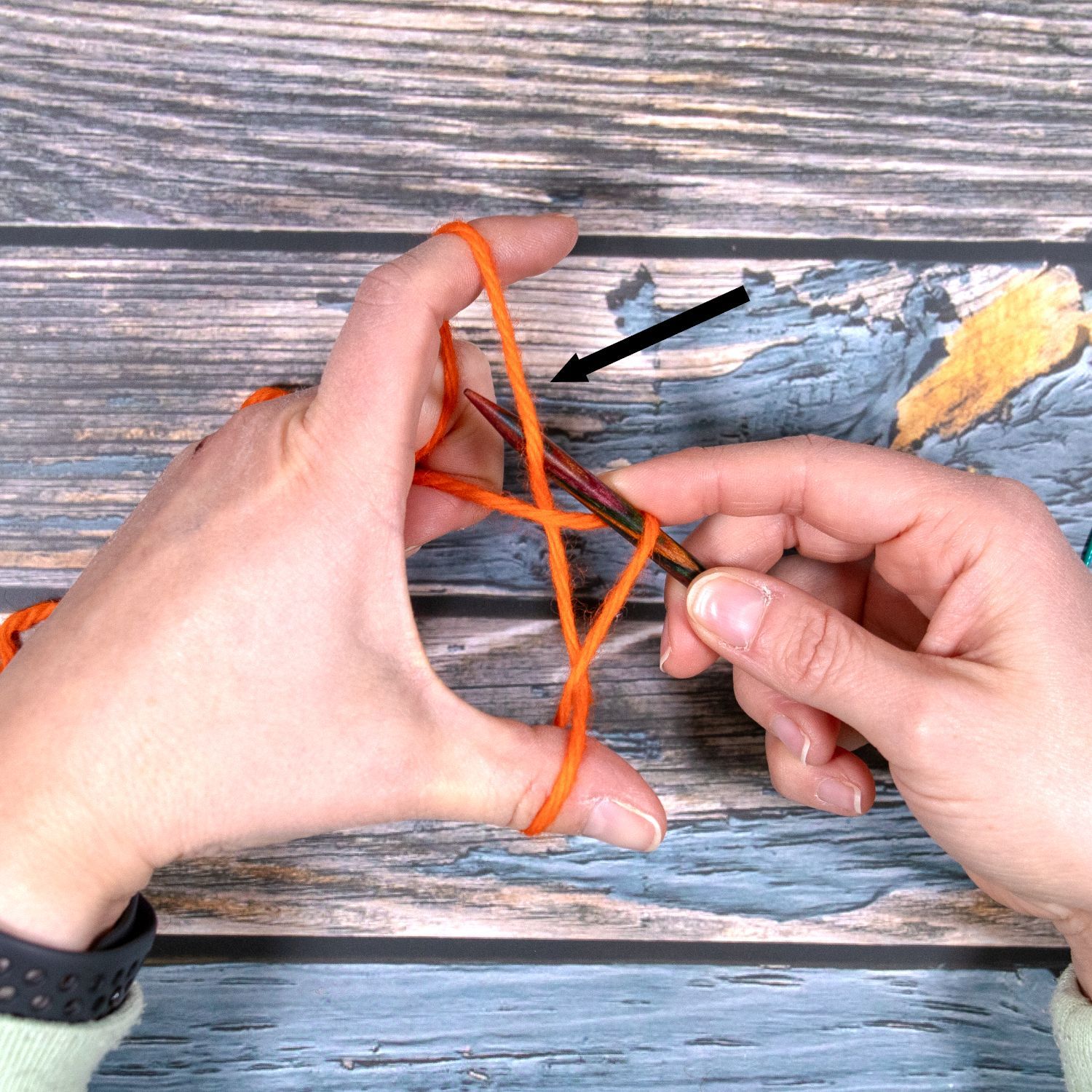 gespannten Faden holen