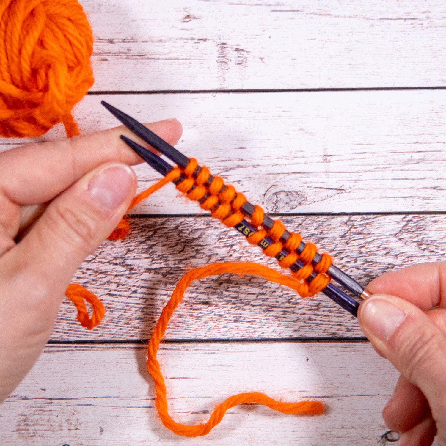 provisorischer Maschenanschlag online Tutorial Bild 6