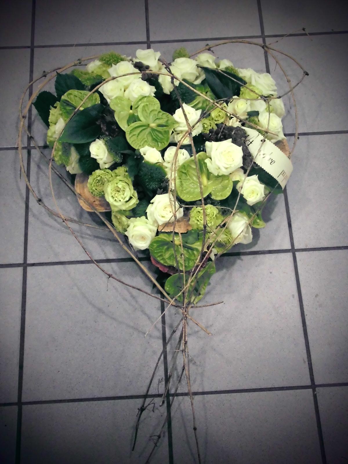 Coeur mariage Fleur d'O