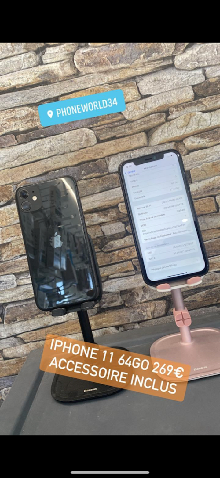 Un téléphone cassé