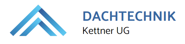 Ein blau-weißes Logo für Dachtechnik Kettner UG