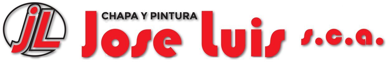 Un logotipo para Talleres José Luis Sca sobre fondo negro.