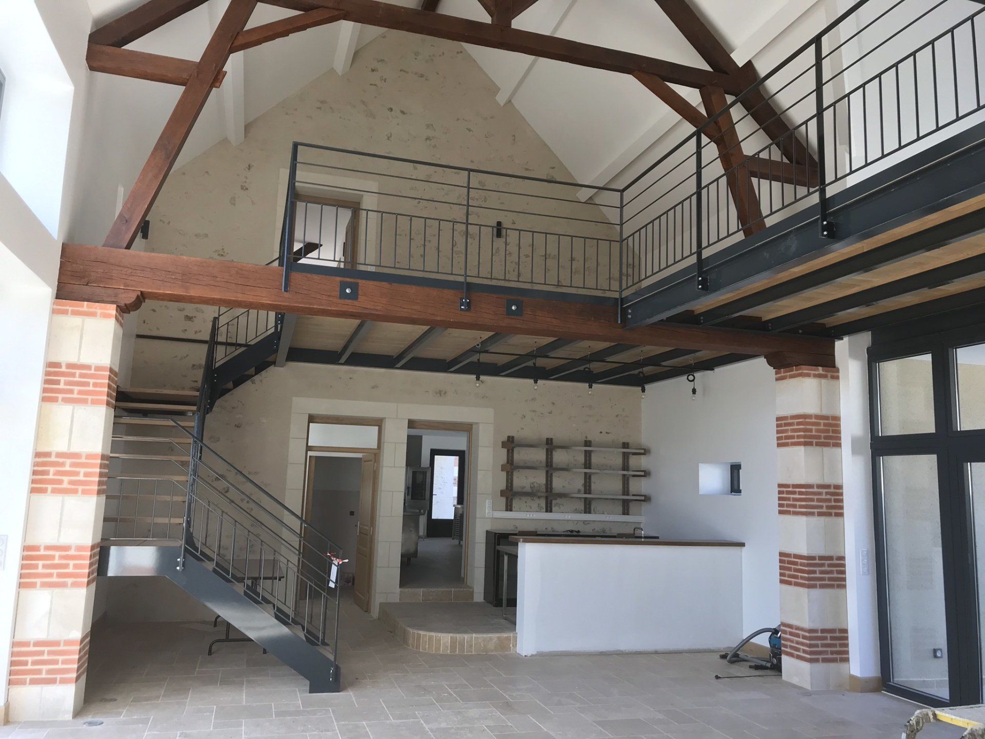 Pose d'enduit intérieur