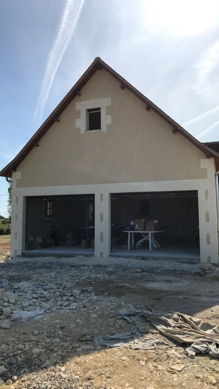 Application d'enduit façade