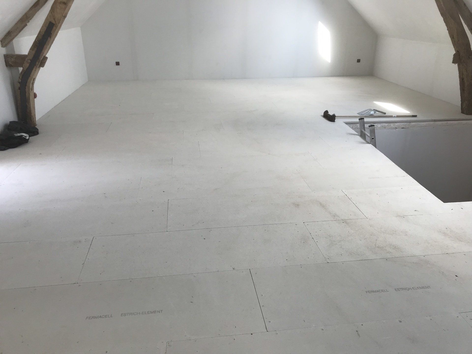Fermacell dans les combles