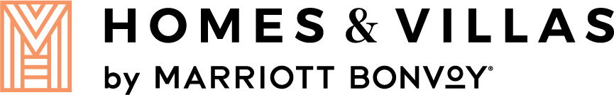 A logo for homes and villas by marriott bonvoy