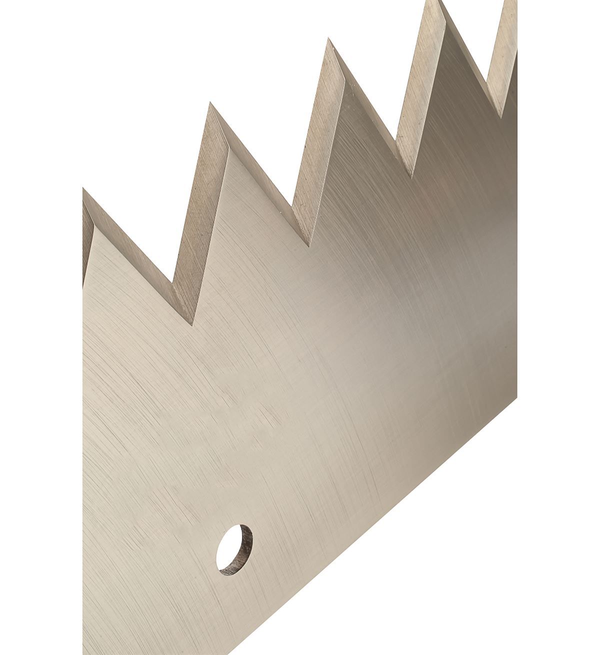 Trennmesser zur Vliesstofftrennung (Verzahnungsdetails)