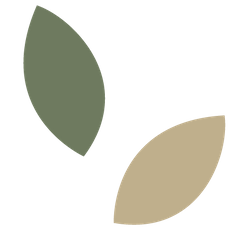 Icon zwei Blätter in Kaki bzw. Beige