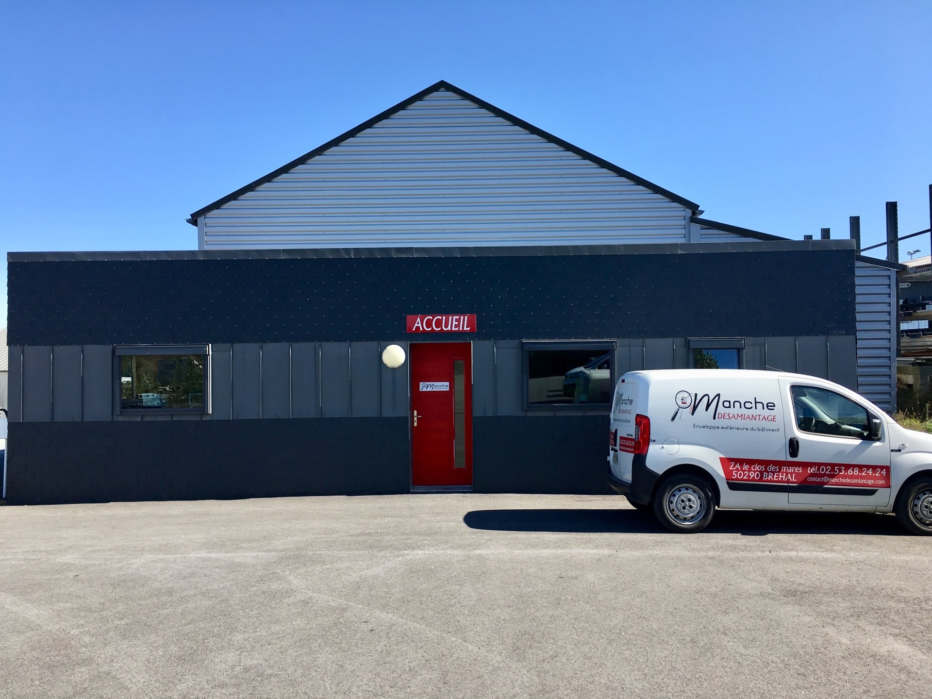 entreprise de désamiantage / Manche