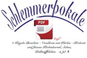 Ein Logo für Schlemmerpokale zeigt ein PDF