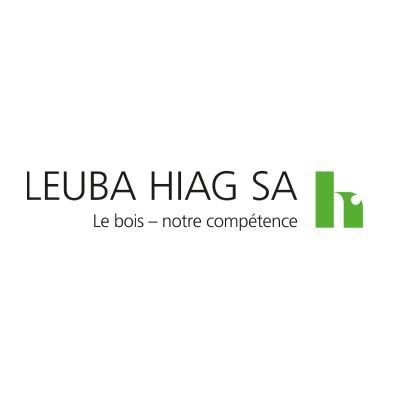 Un logo pour une entreprise appelée leuba hiag sa.
