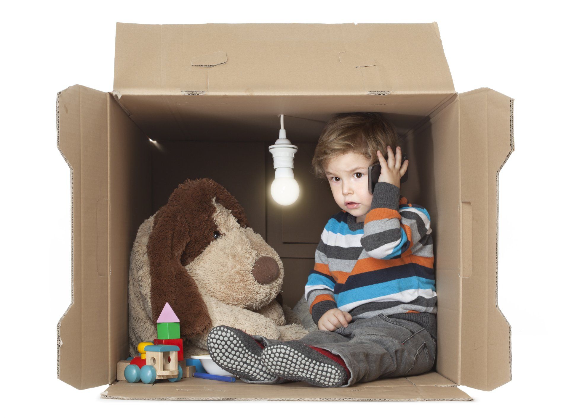 Pappelino – pinker Pappkarton