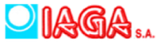 Un logotipo azul y rojo para Oiaga SA