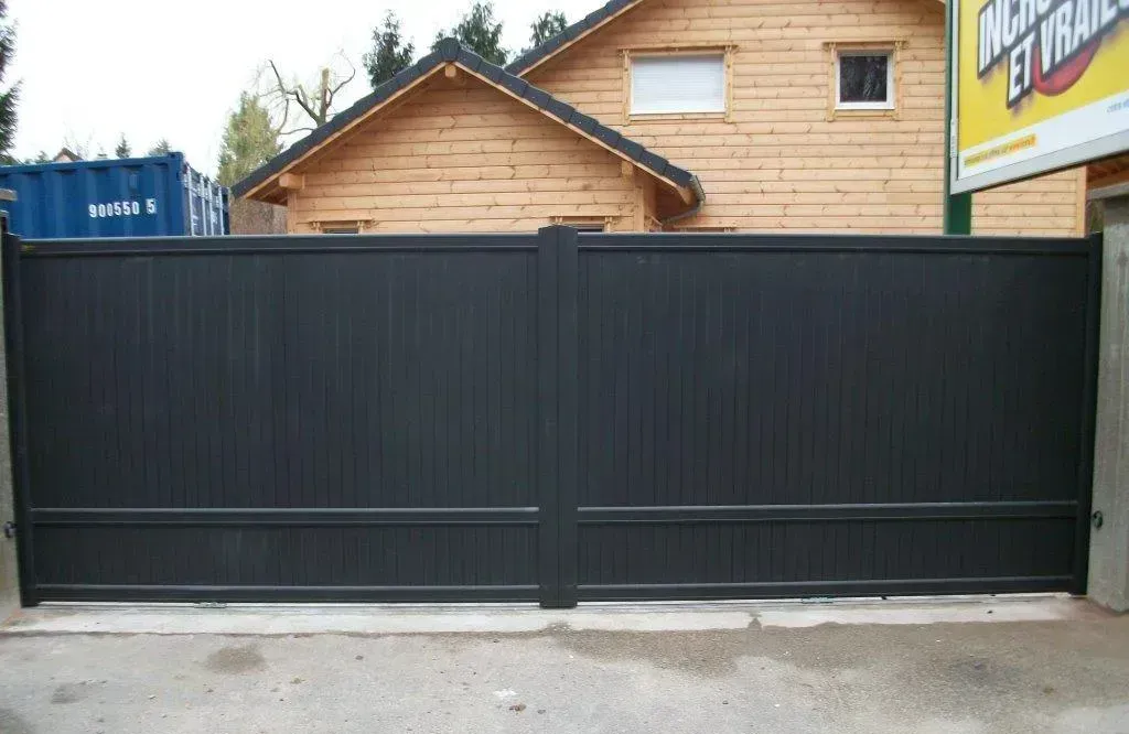 Portail aluminium coulissant 5 mètres