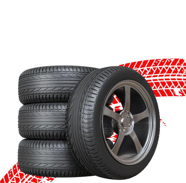 pneus de voiture noirs