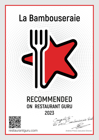 Certificat restaurant Guru