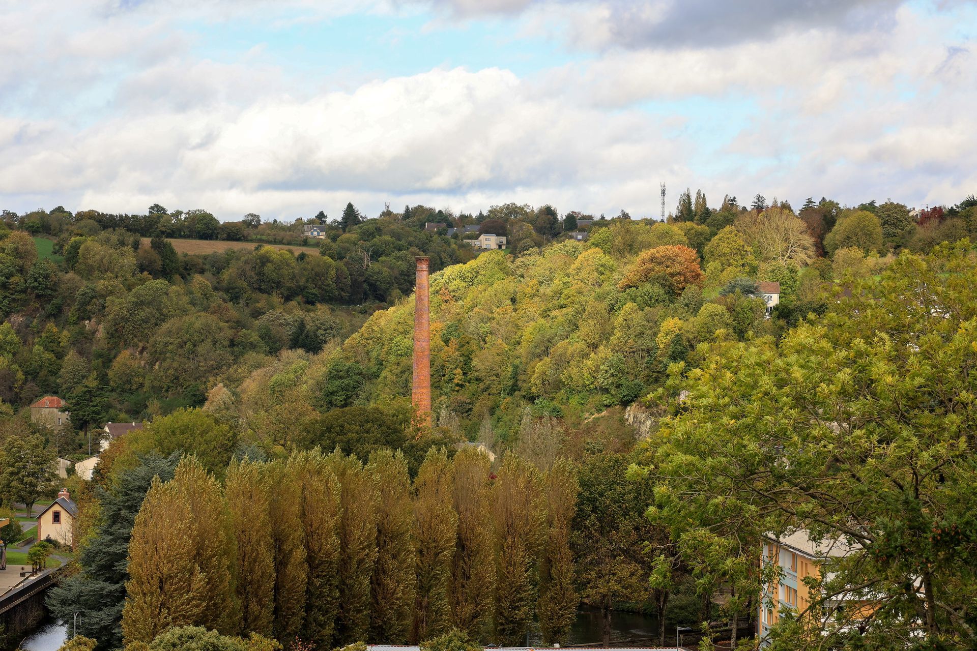 Paysage boisé en Normandie