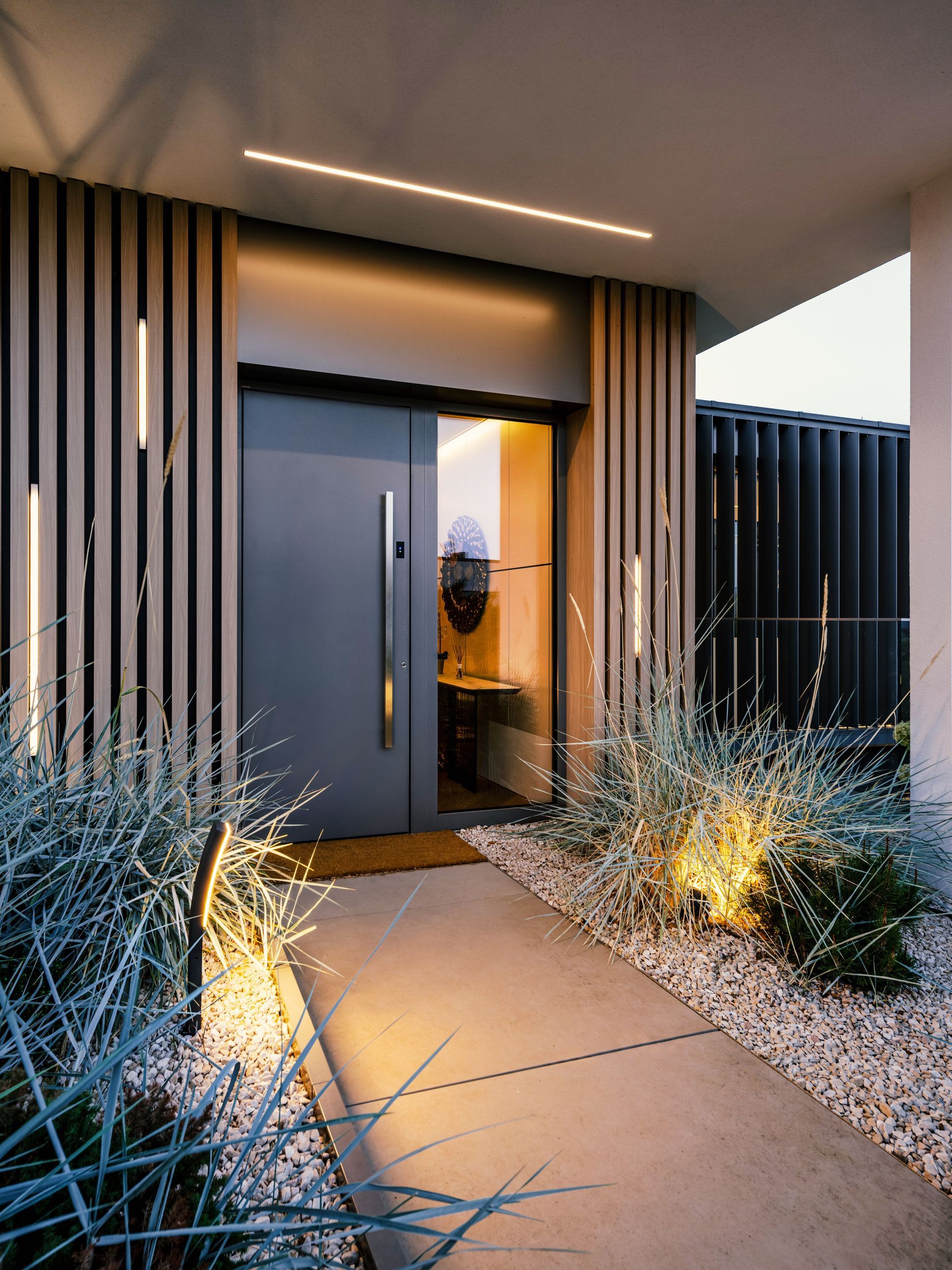 Ausstellungsbereich mit Haustüren