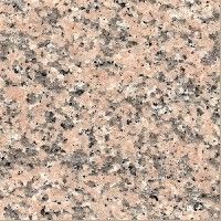 Oberfläche aus rosa und schwarz gesprenkeltem Granitstein.