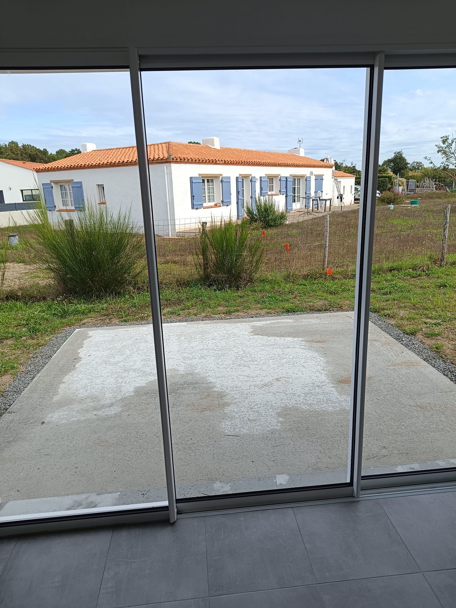 Travaux de nettoyage après un chantier