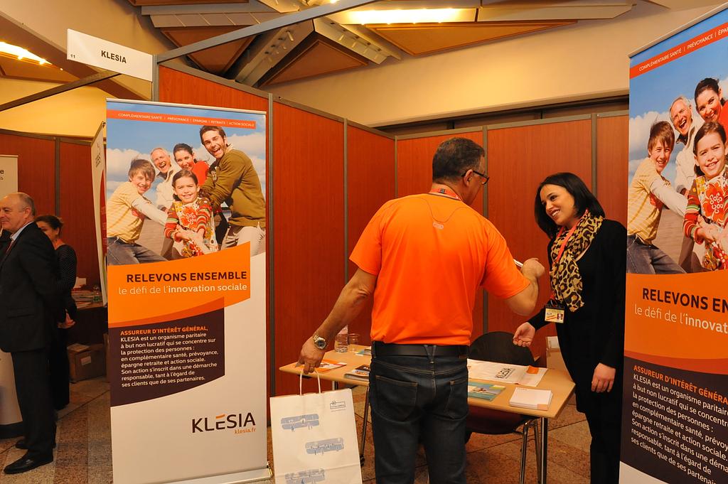 Photographe, Auvergne Reportage Chantal Gayaud stand publicitaire 