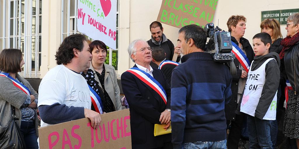 Manifestation, Auvergne Reportage Chantal Gayaud