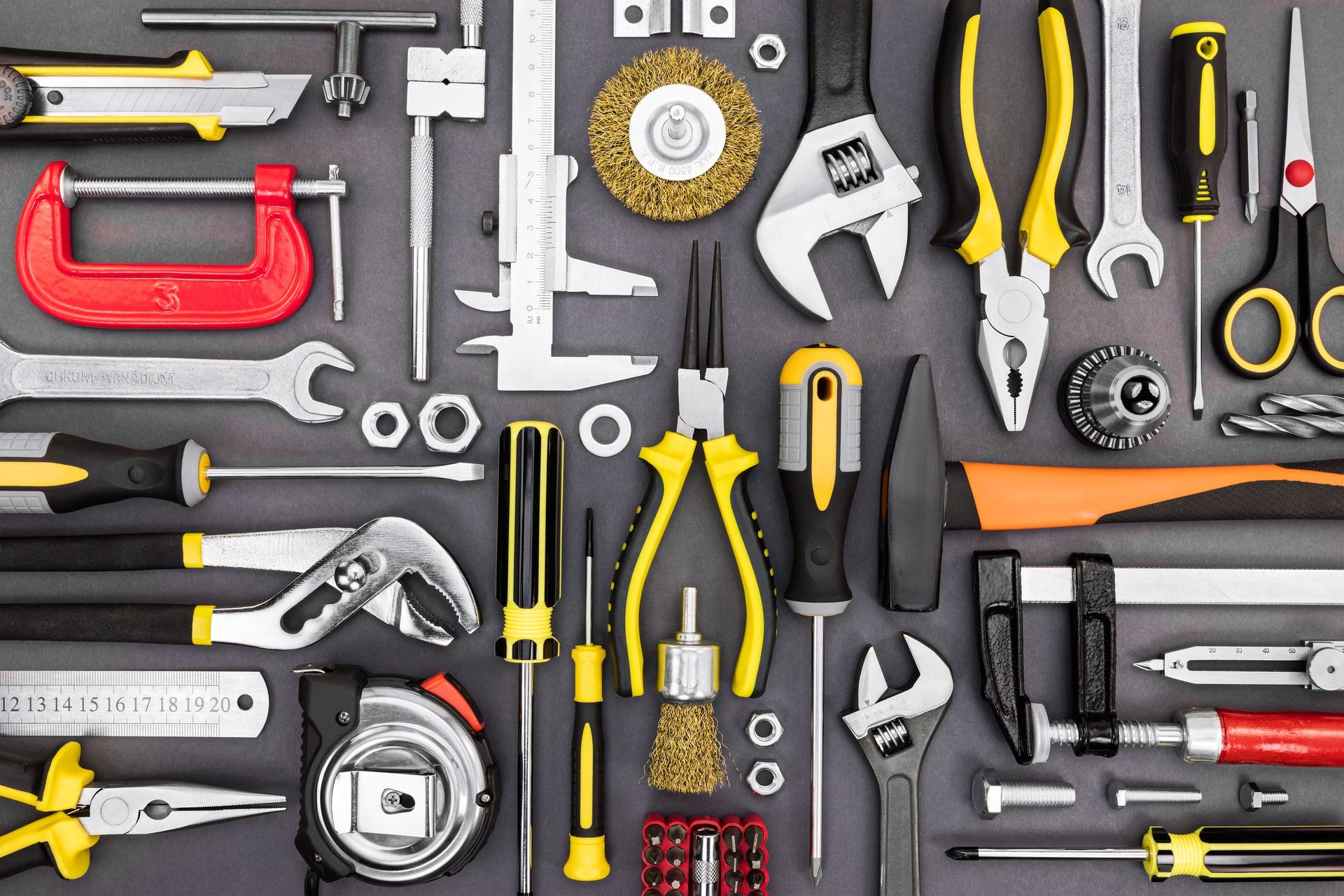 Outils d'un plombier-chauffagiste