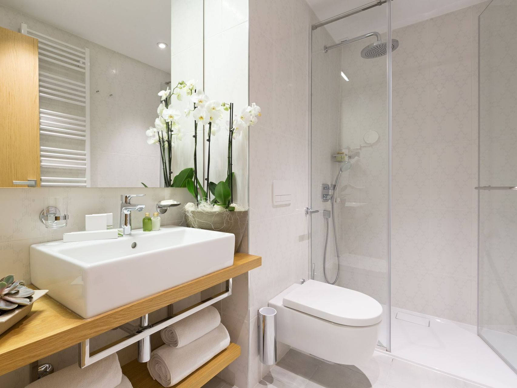 Salle de bains adaptée PMR