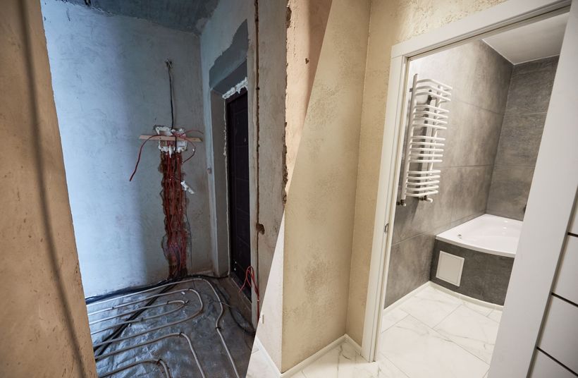 Rénovation de salle de bains avant et aprés