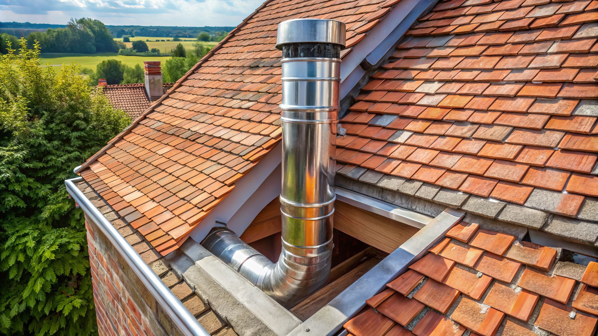Conduit extérieur de chauffage