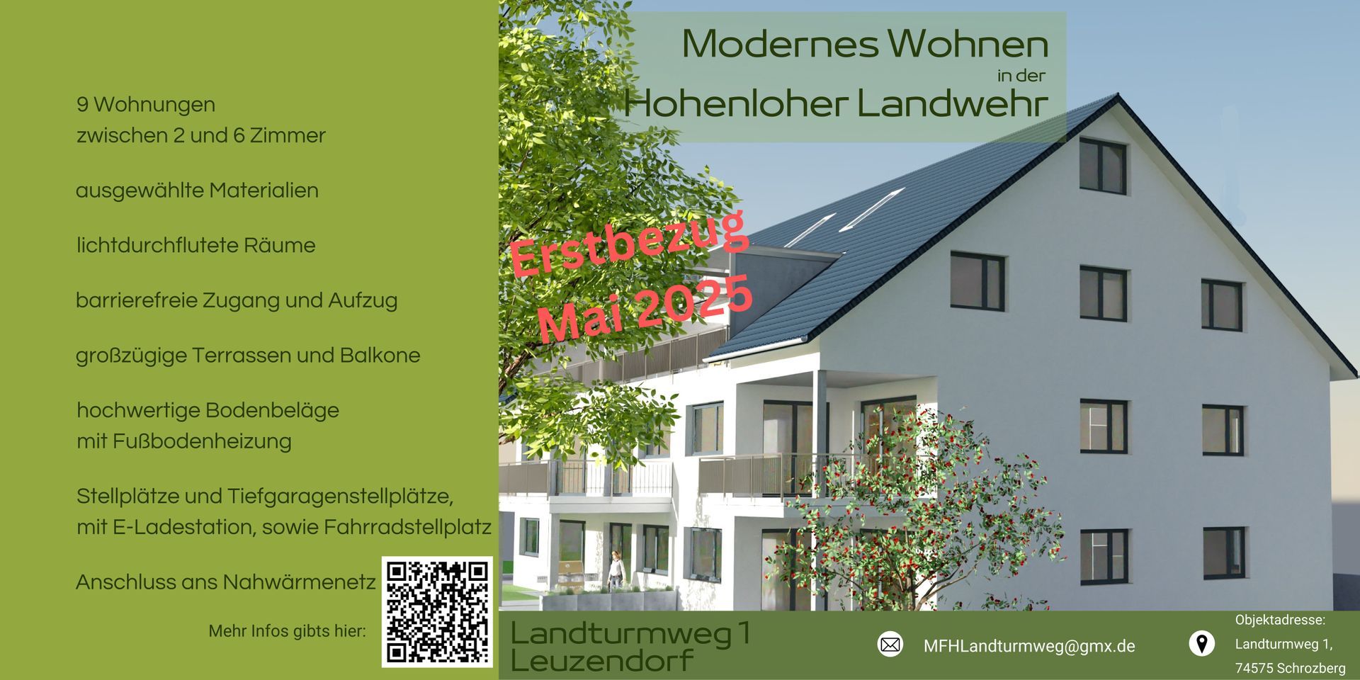Flyer Modernes Wohnen