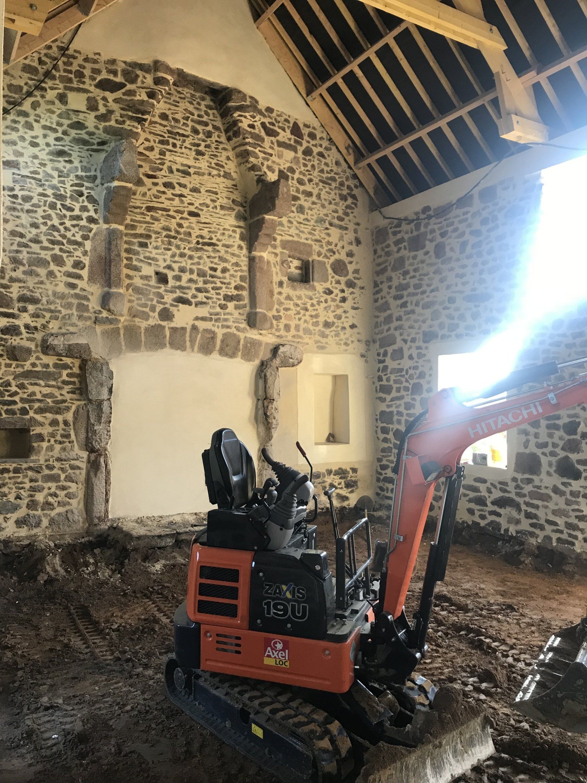 Travaux de maçonnerie murs