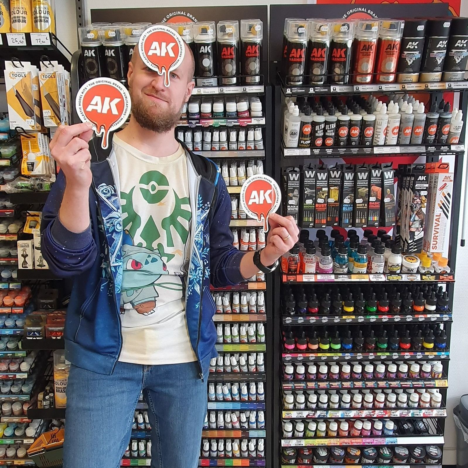 Le vendeur de la boutique
