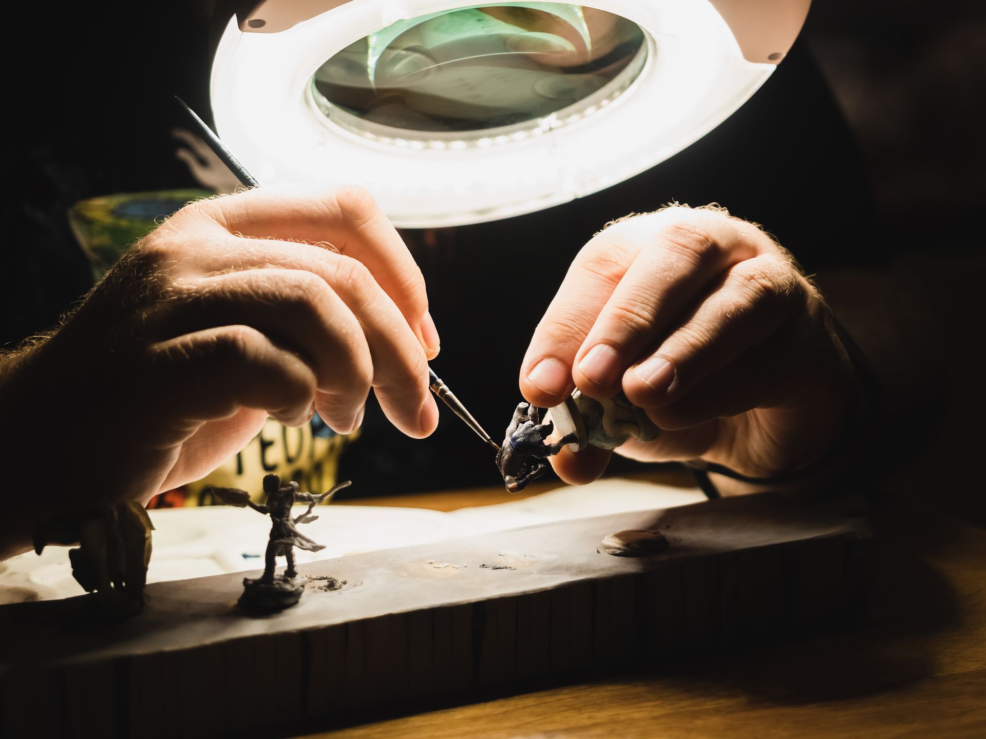 Peinture de figurine