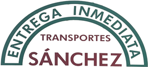 El logotipo de Transportes Entrega Inmediata Sánchez se muestra sobre un fondo blanco.