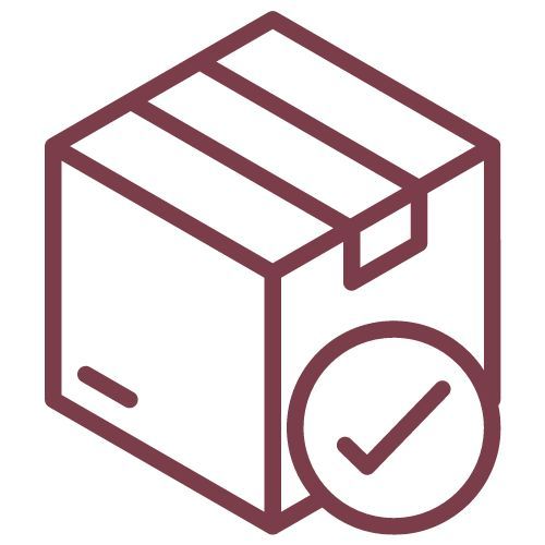 Una casilla con una marca de verificación al lado.