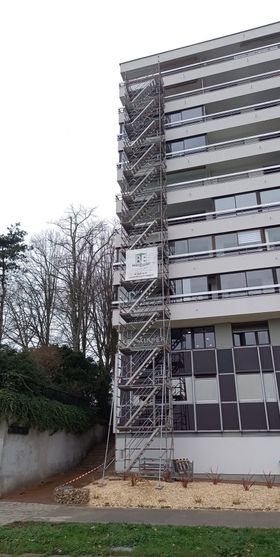 Echafaudage Tour escalier