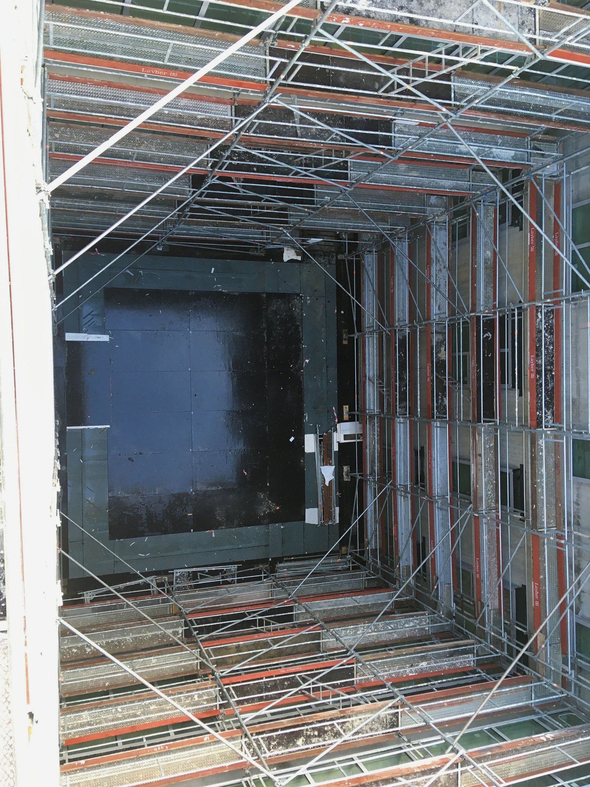 Échafaudage intérieur