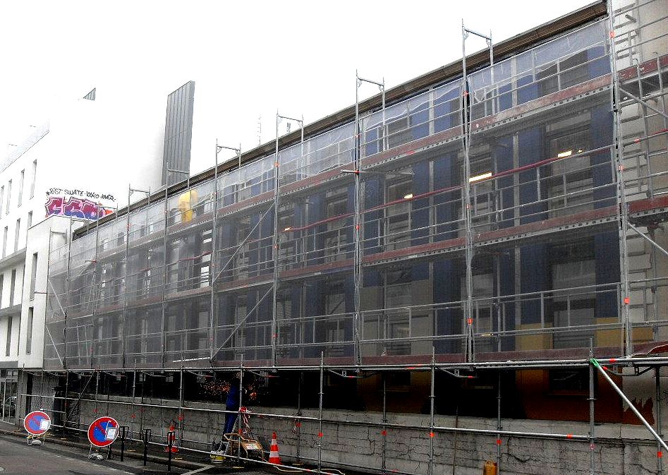 Échafaudage extérieur