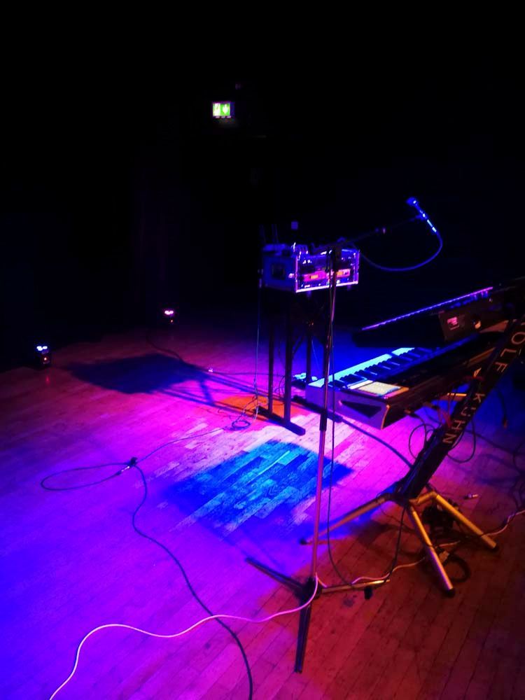 Alleinunterhalter Rolf Kuhn - Bühnenbeleuchtung