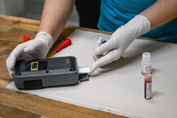 Auswertung von Blutergebnissen