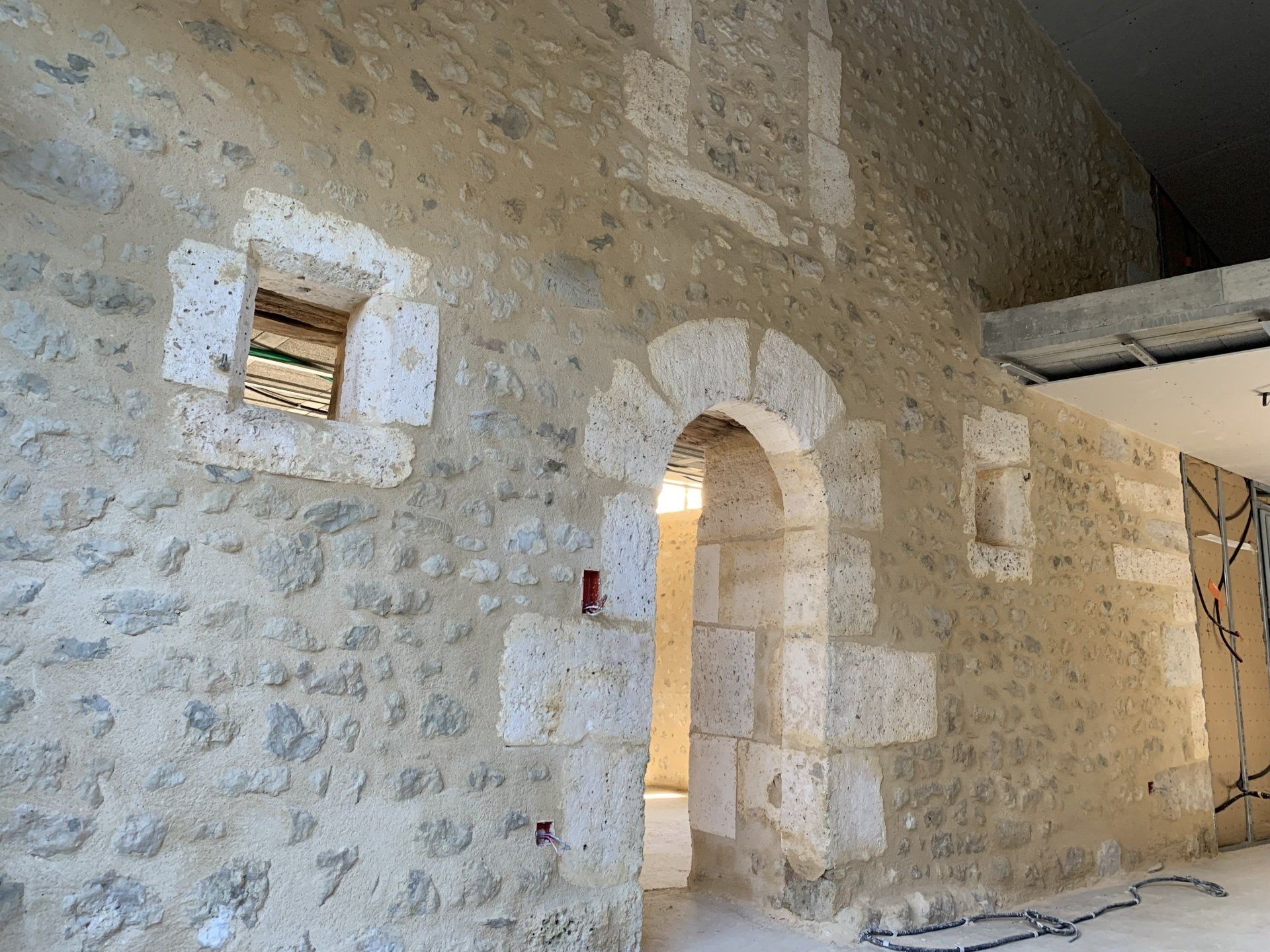 Rénovation mur intérieur