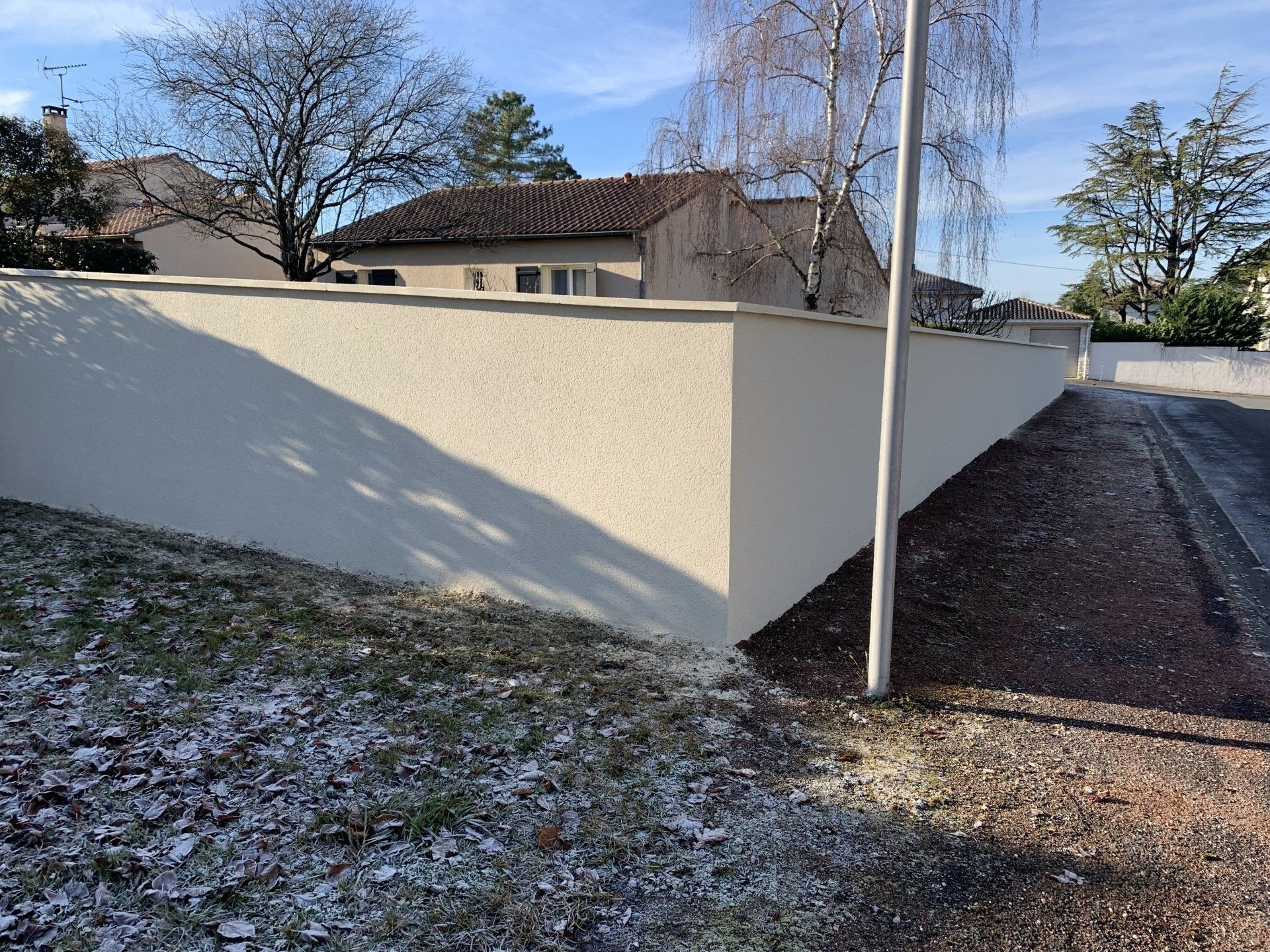 Création mur extérieur